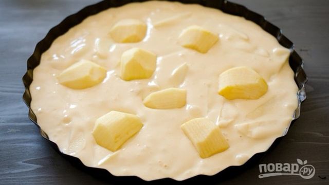 Шарлотка яблочная классическая