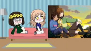 Реакция Чары и Фриск на шипы