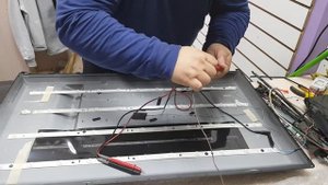 Телевизор JVC 40''. Звук есть нет изображения.