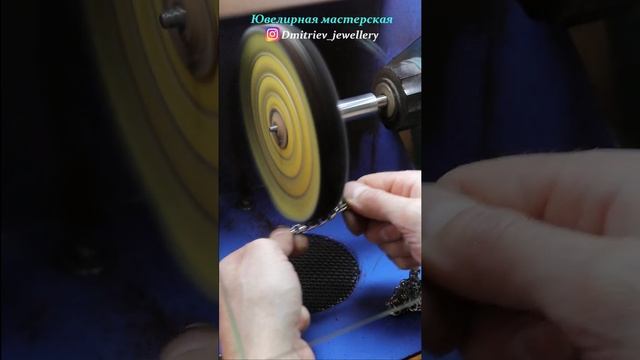 Изготовление серебряной стограммовой цепочки Бисмарк. #ювелирнаямастерская #jeweler