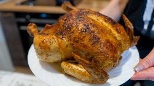 Рецепт сочной курицы целиком в духовке