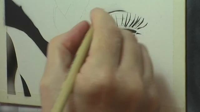 Airbrush Mel 29 - Eye 4 - Clean Up Overspray using Different Erasers смотреть онлайн