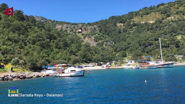 Hamam Koyu | Cleopatra Bath | Sarsala Koyu - Dalaman Muğla | The Best Beaches in Turkey [K.DERE]