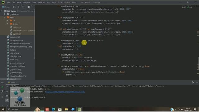 Python I PYGAME - soundeffekte I смотреть онлайн
