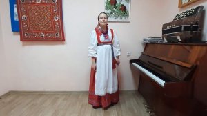 Стоянкина Александра «Пойдемте девочки» Духовская песня Духовщинского района Смоленской области