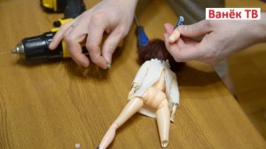 Чиним ногу кукле - быстро и дёшево!