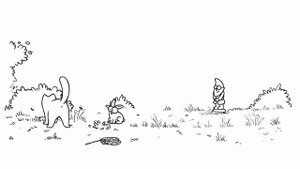 Кот саймона и кролик