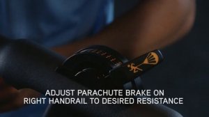 Matrix Fitness - S-Drive Performance Trainer: Как использовать парашютное сопротивление