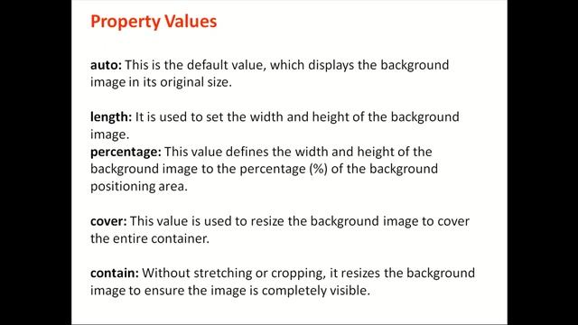 Background size property with example in Hindi(Part-24)for beginners| how to add background size cs