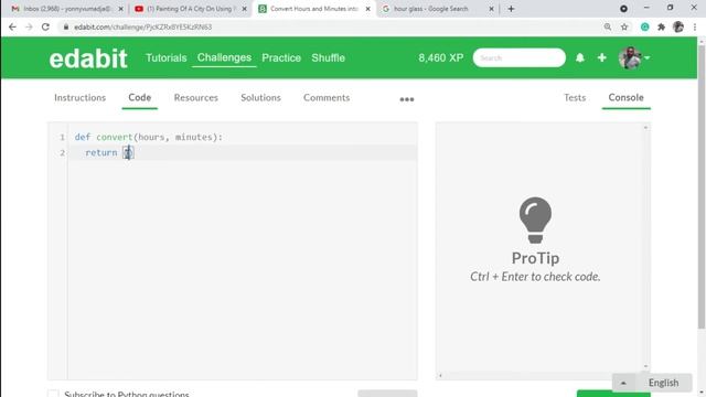 Convert Hours and Minutes into Seconds in python