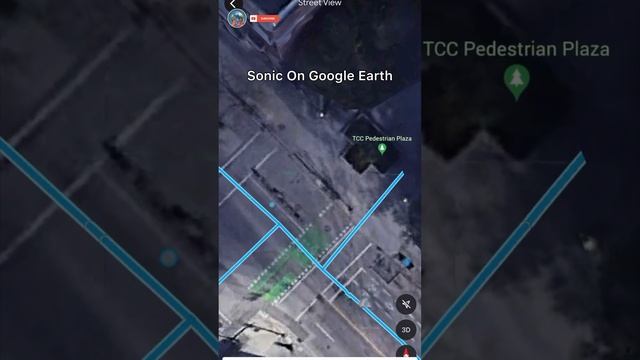 Sonic The Hedgehog On Google Earth ?#shorts #sonic