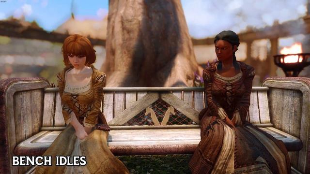 A COMPLETE Female Sitting Idle Animation Overhaul!! | Skyrim SE/AE: Mods
