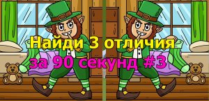 Найди 3 отличия за 90 секунд #3