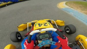 ON BOARD SERGIO ORTEGA.KART KZF 125cc//KARTING POLA DE SIERO//RTRacingVideos