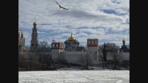 Дмитрий TV. Клип Новодевичий монастырь в марте. "Московский Новодевичий монастырь - Тебе поем...".