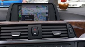 BMW F30 wireless carplay uses operation video, plug and play. carplay adapter.