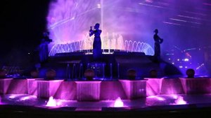 Светомузыкальный фонтан в Ставрополе.  Самый большой на Юге России. 22.09.2018 г.