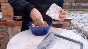 "Ребра жареные во фритюре" на огне, рецепт от кулинара в деревне