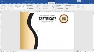 How to make Certificate Design in Microsoft word | MS Word Certificate Design Tutorial