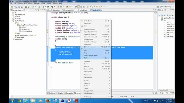 16-Working with Classes in Java смотреть онлайн