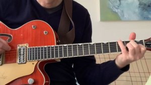 Big River Guitar Lesson - Electric Version - Johnny Cash/Luther Perkins on a Gretsch Nashville 6120