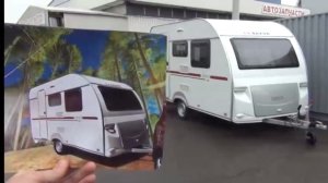 Автодом, дом на колесах, прицеп-дача Adria Aviva 350L. Подробный обзор.