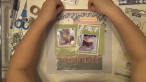 Scrapbooking Process 135: Tucker Duke's (April Scrap Stash kit)