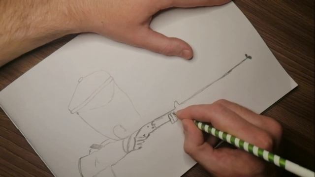 КАК НАРИСОВАТЬ ПЕРСОНАЖА ОХОТНИКА от руки из игры little nightmares 2. Рисунки из игры смотреть онлайн