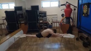 шпагат за 5 минут, stretching in home ,yoga home ,быстро сесть в шпагат,супершпагат - Marselito Mar