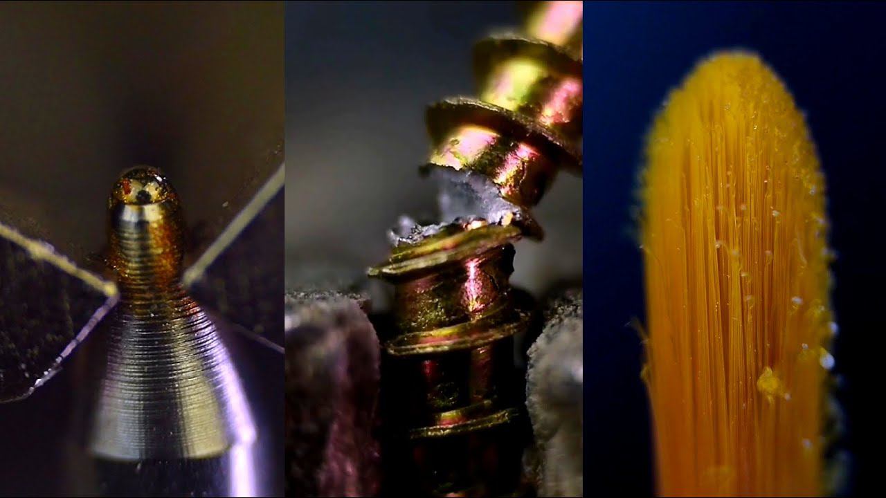 СУПЕР РАЗРУШЕНИЯ ПОД УВЕЛИЧЕНИЕМ с звуками ASMR/ACMP. Макросъемка #asmr #macro #diy