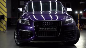 AUDI Q7 S v12 реставрация деталей интерьера