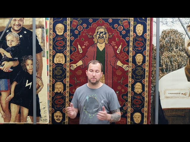 Изготовление ковров по фото, портретов на ковре, индивидуальные заказы ковров #shorts