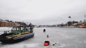 Едем на рыбалку. Выборгский залив, Ленинградская область, январь 2024 года