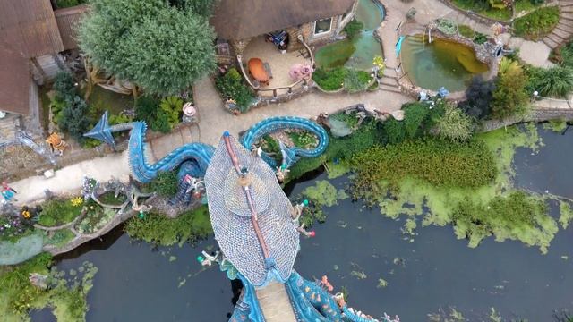 сказочный дом вид сверху..арт бетон декоративный камень скульптура смотреть онлайн