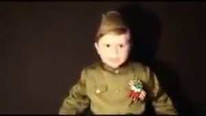 мальчик поёт 4 года вставай страна огромная