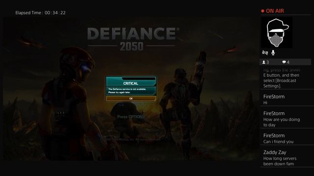 Defiance 2050 servers are down смотреть онлайн