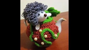 Как связать грелку на чайник крючком? Черпаем вдохновение у мастериц.