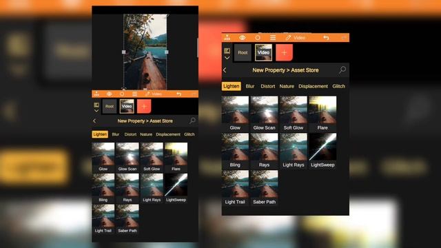 Node video editing Glow effect || Glow effect in node app || Node glow effect || 69_gokul
