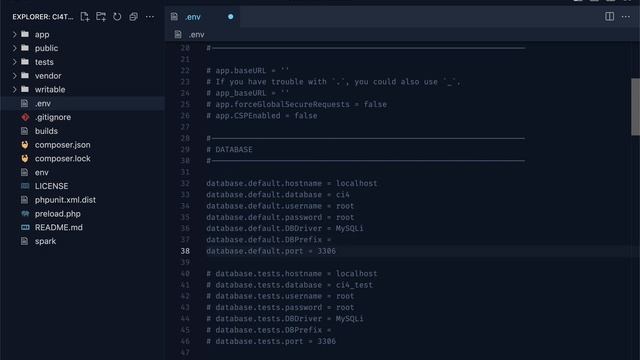 CodeIgniter 4 Tutorial | Part 2 Config MySQL Database