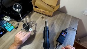 Фен для пайки светодиодов JCD 8858 Micro BGA 700W. Обзор и отзыв.