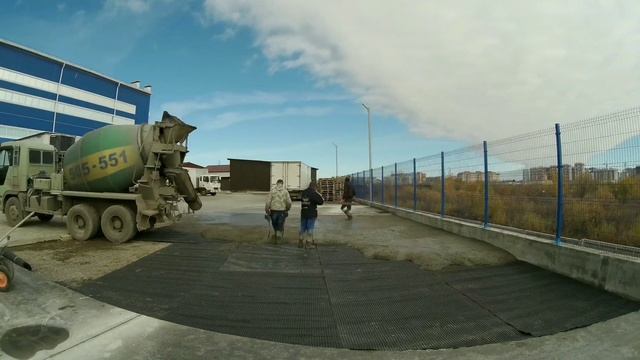 Заливка бетонной площадки в г. Благовещенск