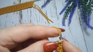 Эластичный наборный край для резинки 1/1.