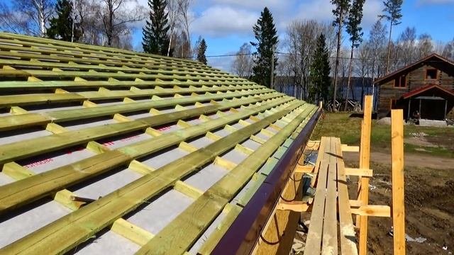 Монтаж металлочерепицы своими руками. Уткино. День 21.