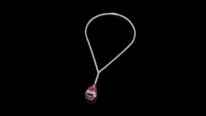 Колье с морганитом и бриллиантами | Morganite Necklace