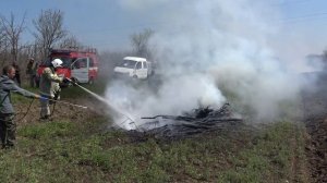 Тушение лесных пожаров, учения