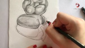 Урок - Рисуем Перцы Болгарские Простым Карандашом За 15 Минут!