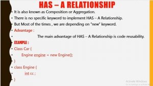 HAS-A Relationship | Composition or Aggregation in Java