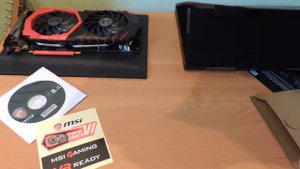 MSI GeForce GTX 1070 Gaming X 8GB Видеокарта. Распаковка.