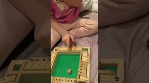 Настольная игра "Закрой коробку" (Shut The Box) для развития математики у детей 4-7 лет