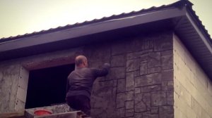 ШТУКАТУРКА ФАСАДА ПОД КАМЕНЬ